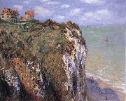 Claude Monet The Cliff at Dieppe painting